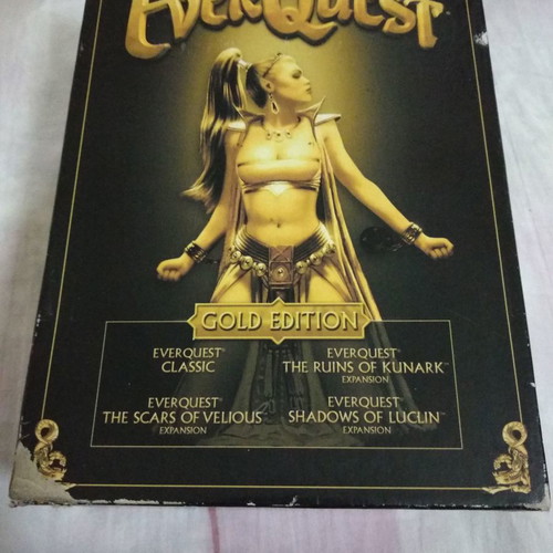 EverQuest Gold Edition PC CD-ROM used, 5cd, English
