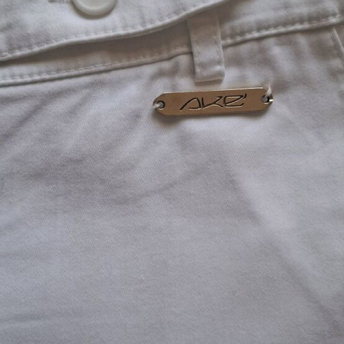 AKE white pants straight fit like new, size Small