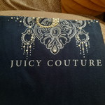 Juicy Couture blouse, blue with gold details, size M