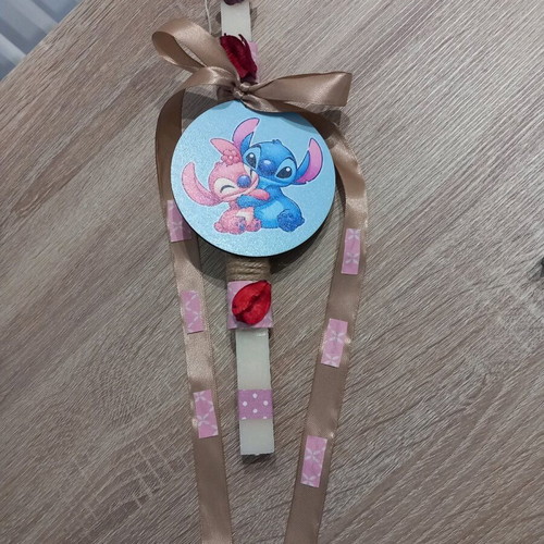 Children's Easter candle Stitch & Angel new, romantic style