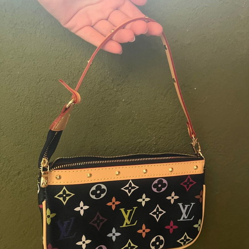 Louis Vuitton multicolor vintage pochette shoulder bag