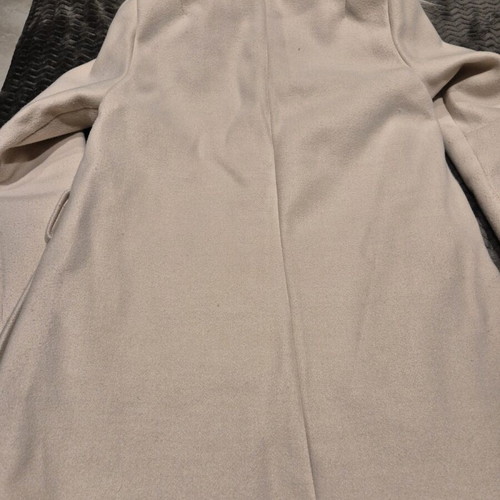 H&M coat used, beige, size S