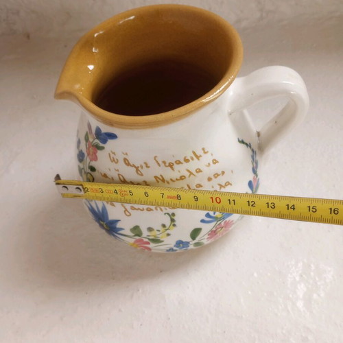 Traditional ceramic jug from Kefalonia like new