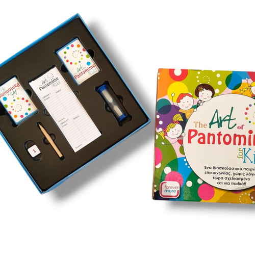The Art Of Pantomime board game used for kids