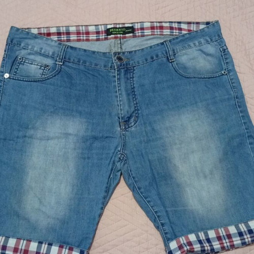 Men's Bermuda shorts like new, blue, size L