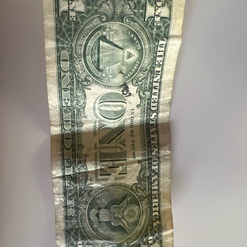 1 USD banknote used with George Washington, America