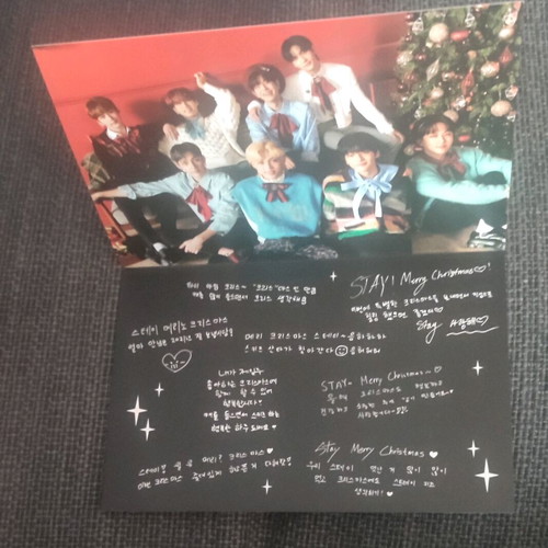 Stray Kids Christmas Evel Green version like new