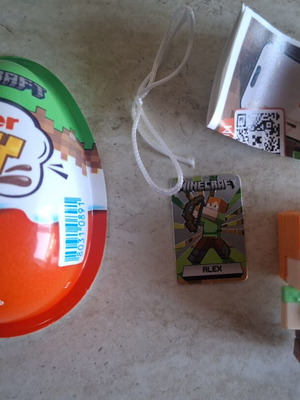 Kinder Joy Minecraft figure new with papers