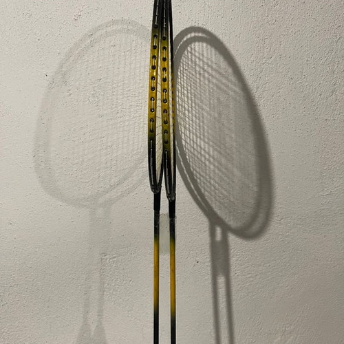 Badminton rackets, 2 pieces with 1 shuttlecock