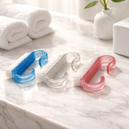 Manicure and pedicure brushes new, set of 3 pieces
