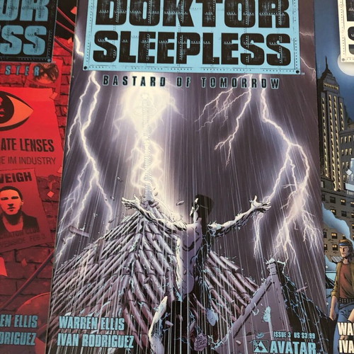 Doktor Sleepless set of 14 comics new, Warren Ellis, Avatar Comics