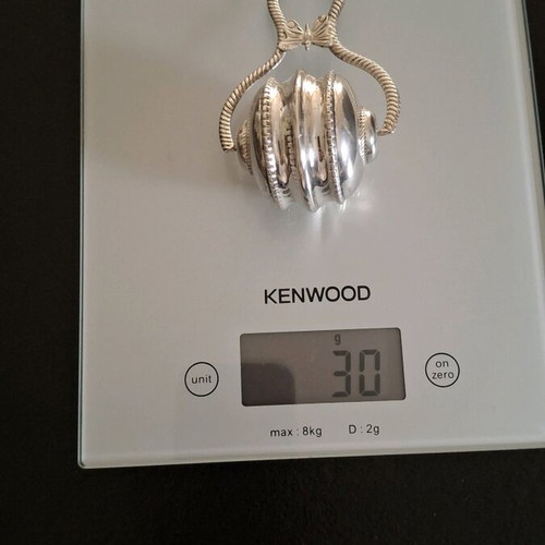 Silver rattle 925 like new, handmade 30 grams