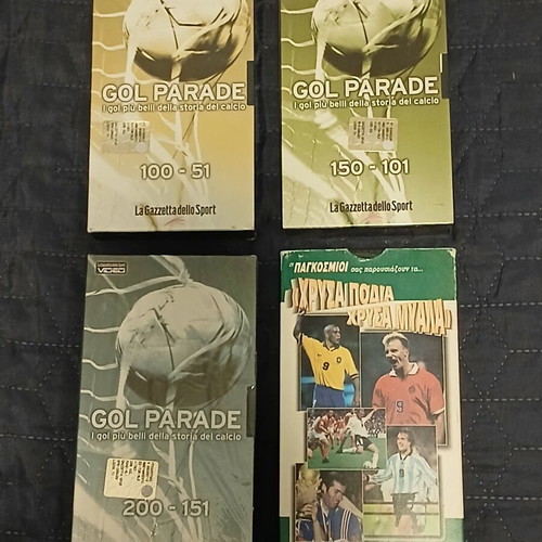 Football VHS tapes new, pack