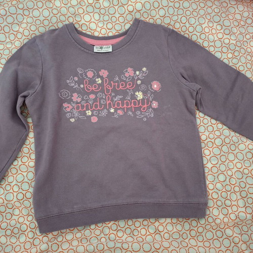 Girls' blouses used, pack of 3, spring-autumn, size 98-104 cm