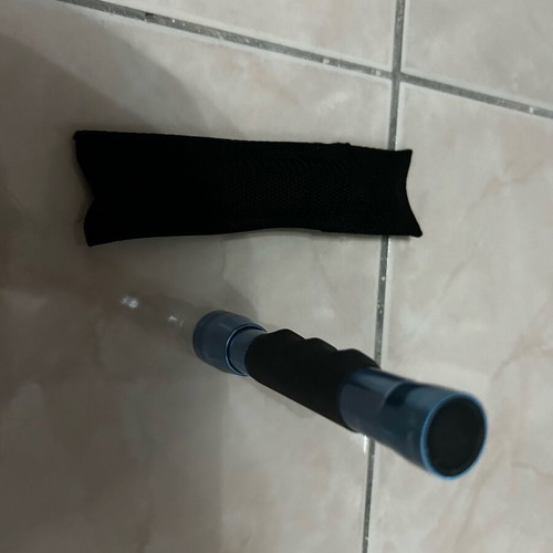 Handheld flashlight like new with belt case
