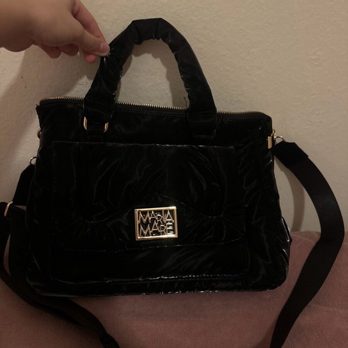 Maria Mare shoulder bag new with quilted design black