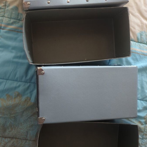 Storage boxes used, set of 2 pieces