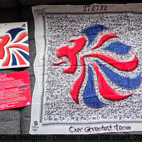 Team GB Scarf official, new, London 2012 Olympic Games Adidas