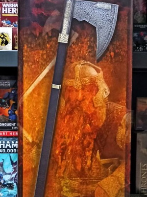 Αντίγραφο Bearded Axe of Gimli καινούργιο, 34 ιντσών