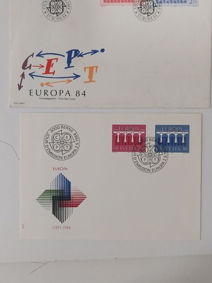Europa 84 First Day Covers pack of 2, new