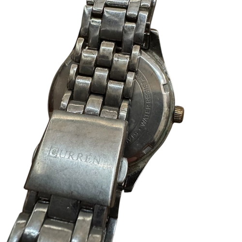 Curren Blanche wristwatch used, silver women's