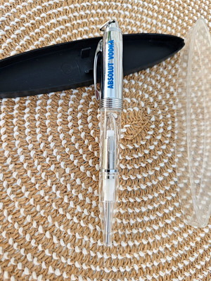 Absolut Vodka Promotional Pen used with light and protective case