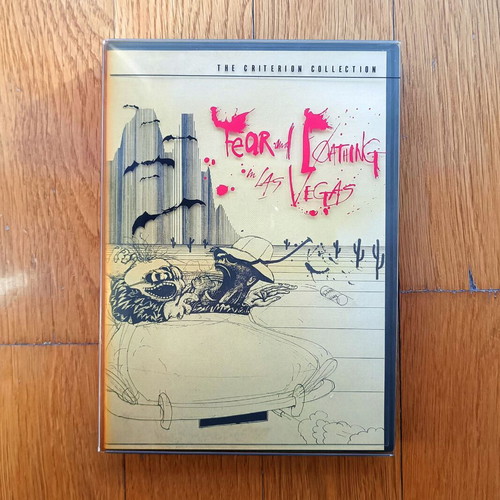 Fear and Loathing in Vegas DVD used, Criterion Collection, 2 discs, no Greek subtitles