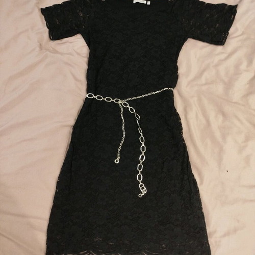 Elegant black lace dress XXL new