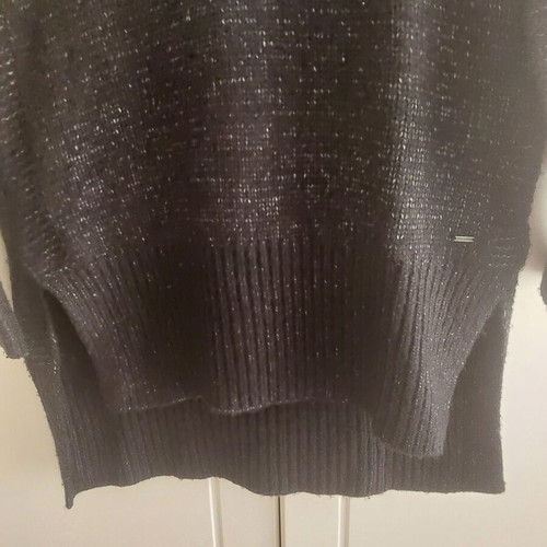 Funky Buddha chunky pullover size S like new, black