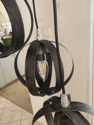 ARlight GA 213 μοντέρνο μεταλλικό τρίφωτο φωτιστικό οροφής, μαύρο