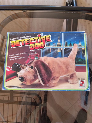 Detective Dog plush toy in original box
