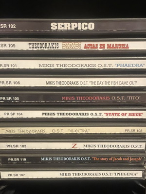 Mikis Theodorakis 10-CD soundtrack collection with book