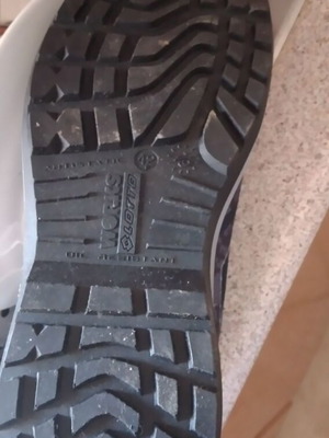 Lotto work shoes new, size 42, black-grey with steel toe