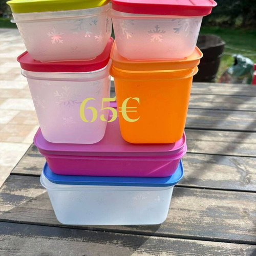 Tupperware freezer set 6 pieces new