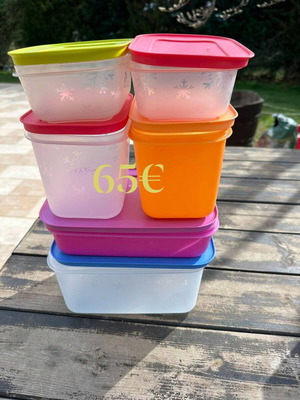 Tupperware freezer set 6 pieces new