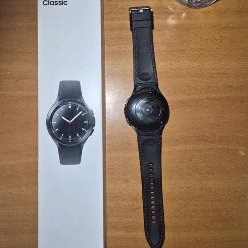 Galaxy Watch 4 Classic smartwatch used with replaced strap