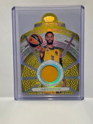 Panini Crown Royale Euroleague James Webb III Patch 2023-24 new