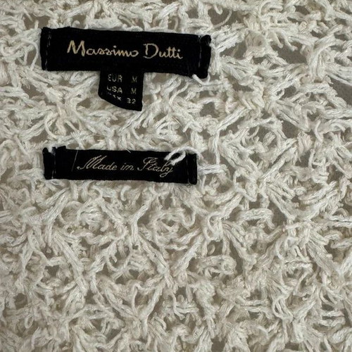 Massimo Dutti long knitted cardigan like new, beige
