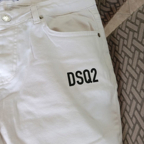 Dsquared2 White Denim Shorts W32 New