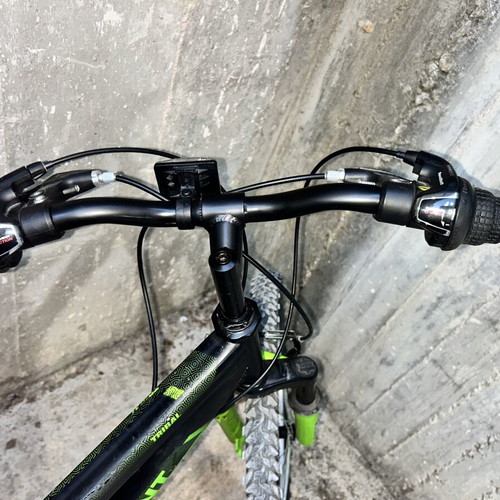 Clermont mountain bike 24 inch, black, men's