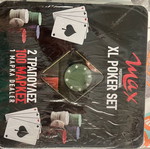 Max Professional XL Poker Set new, 2 decks, 100 chips, dealer chip