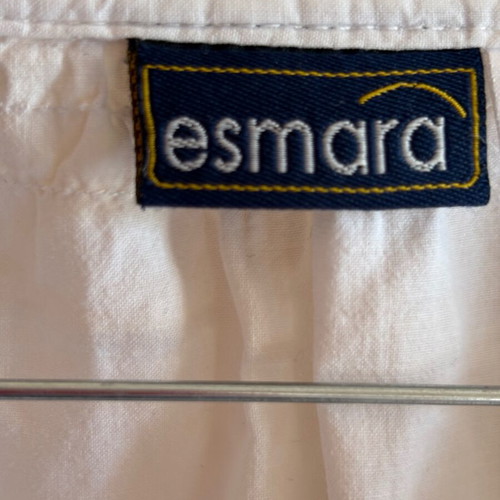 White cotton women's shirt like new, size M