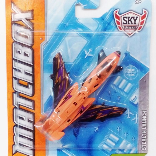 Matchbox Sky Busters Stealth Launch toy plane brand new