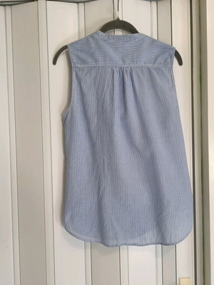 H&M Sleeveless Striped Shirt 100% Cotton Like New