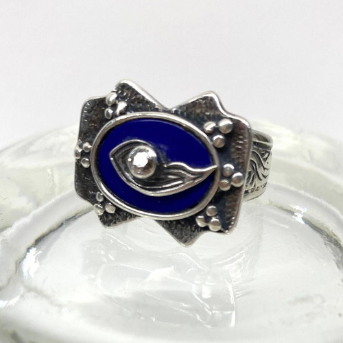 Byzantine Jewelry Set new, silver 925 with Lapis Lazuli