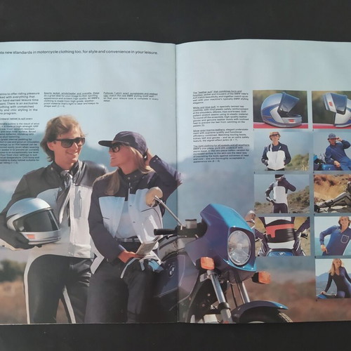BMW 1981 motorcycle brochure used, models R100RS, R80GS