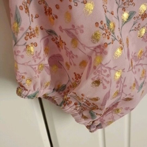 Shein women's top like new, pink, semi-transparent, size XXXL