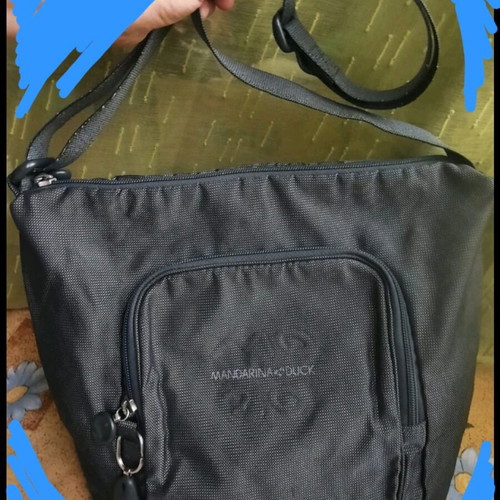 Crossbody bag used, gray