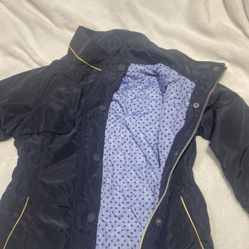 Grupo Coín dark blue rain jacket for girls 7-8 years new