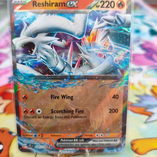 Pokémon Tcg Reshiram ex JTG 030 like new